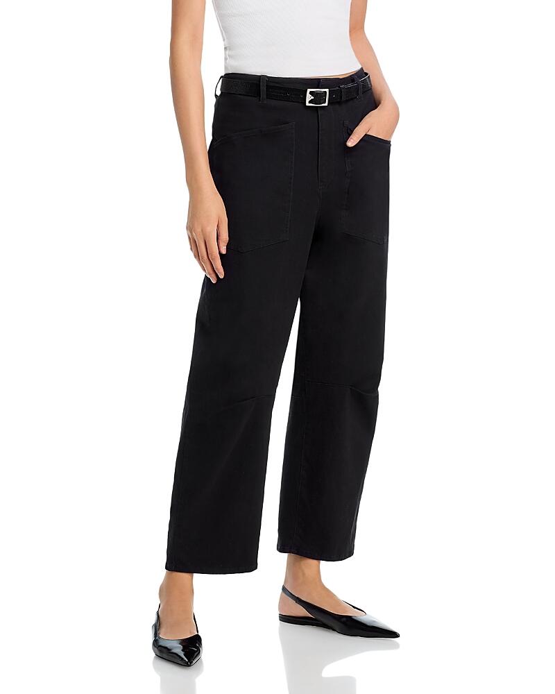 Steve Madden Haniel Cropped Barrel Leg Pants Cover