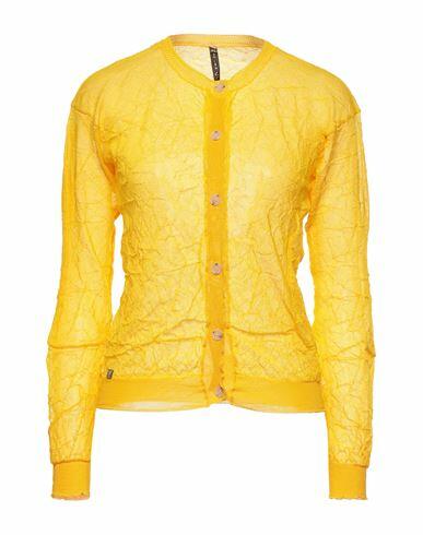 Manila Grace Woman Cardigan Yellow Polyester Cover