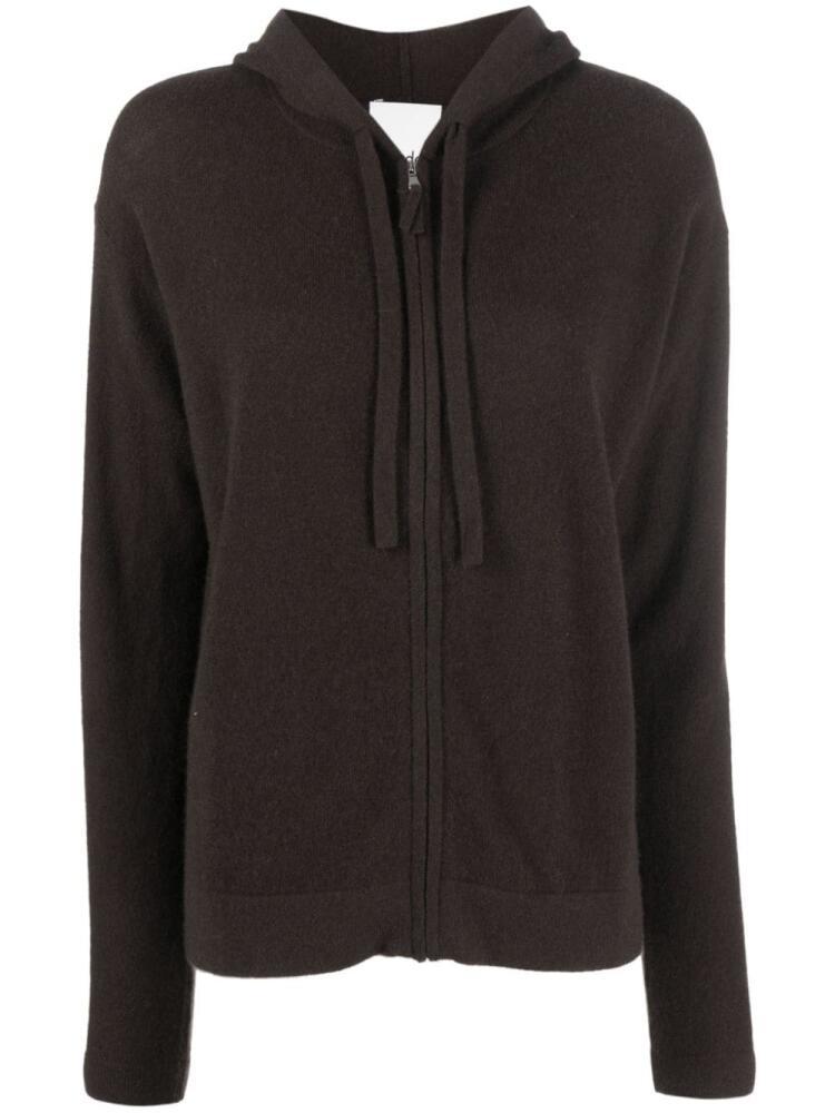 Allude hooded cardigan - Brown Cover