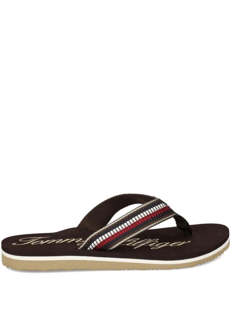 Tommy Hilfiger Signature Tape flip-flops - Black Cover