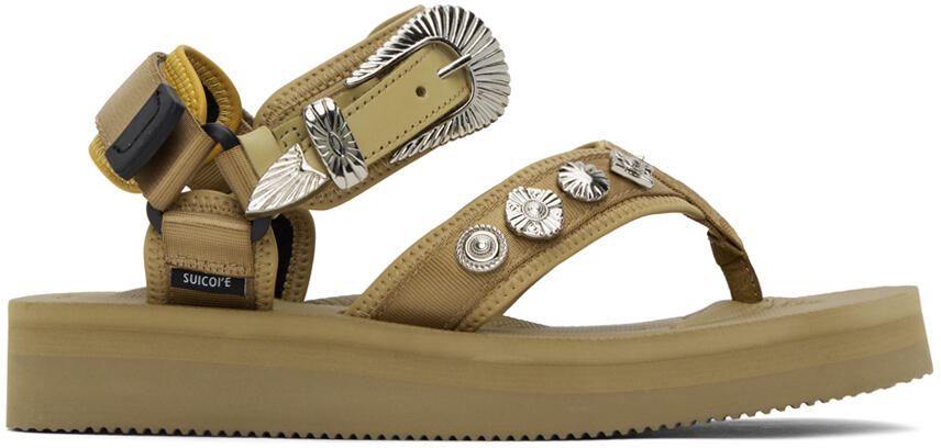 Toga Pulla Beige Suicoke Edition Tono Sandals Cover