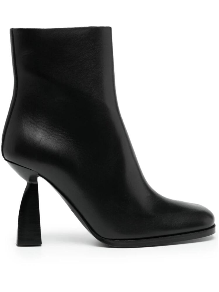 Nodaleto sculpted-heel ankle boots - Black Cover