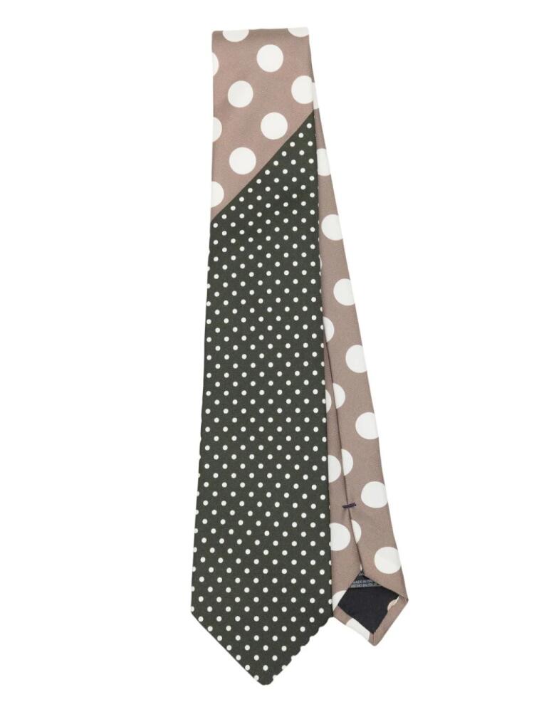 Paul Smith polka-dot silk tie - Brown Cover