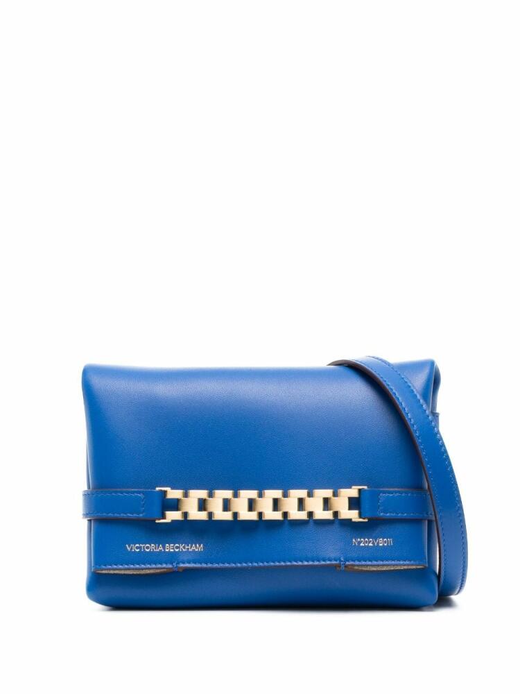 Victoria Beckham Chain Pouch leather tote bag - Blue Cover