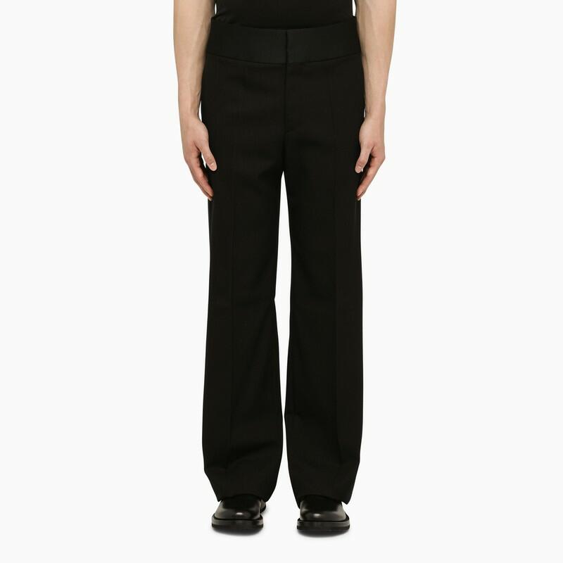 Valentino Regular black wool trousers Cover