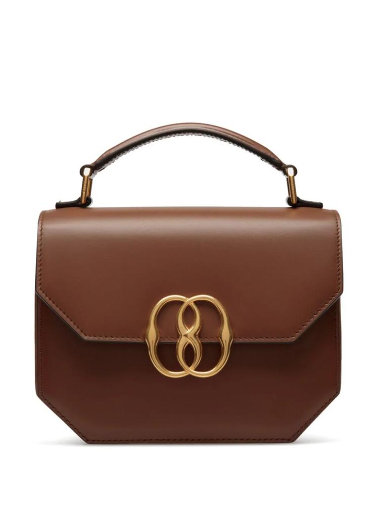 Bally Emblem Folio leather mini bag - Brown Cover