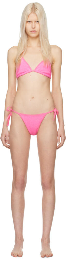 Hunza G Pink Gina Bikini Cover