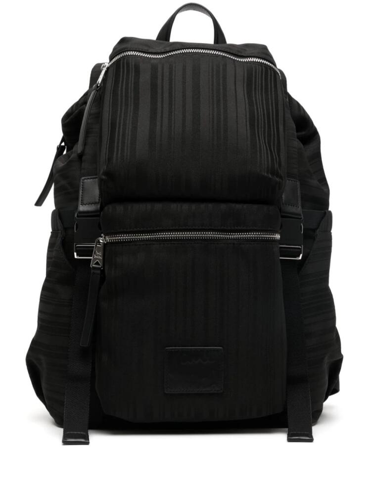 Paul Smith Shadow Stripe backpack - Black Cover