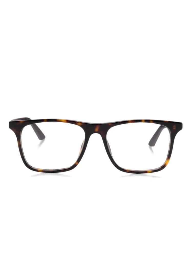 Montblanc square-frame glasses - Brown Cover