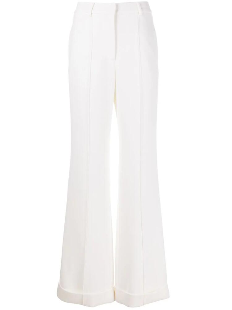 Adam Lippes cuffed wide-leg trousers - White Cover