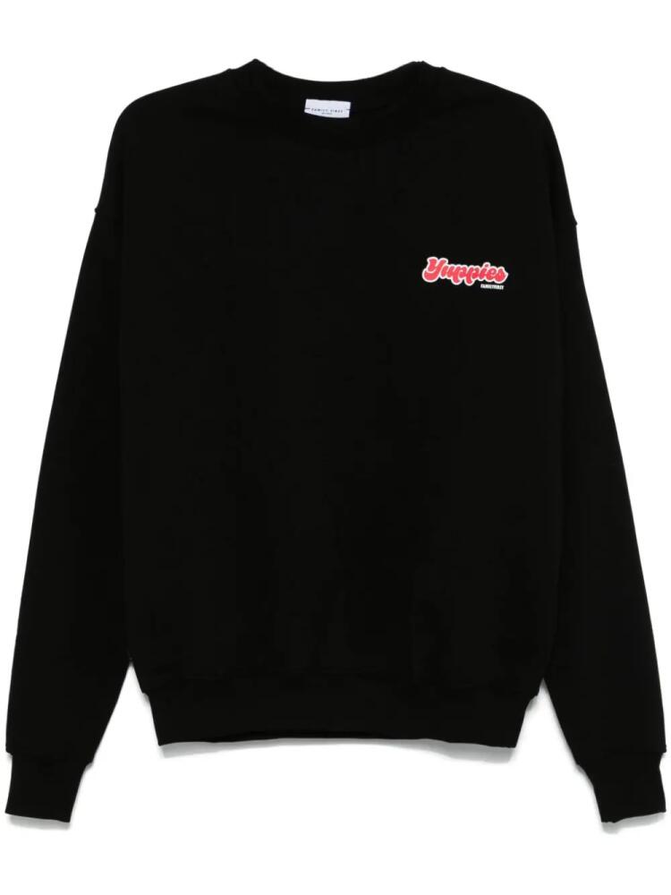 Family First graphic-print sweatshirt - Black Cover