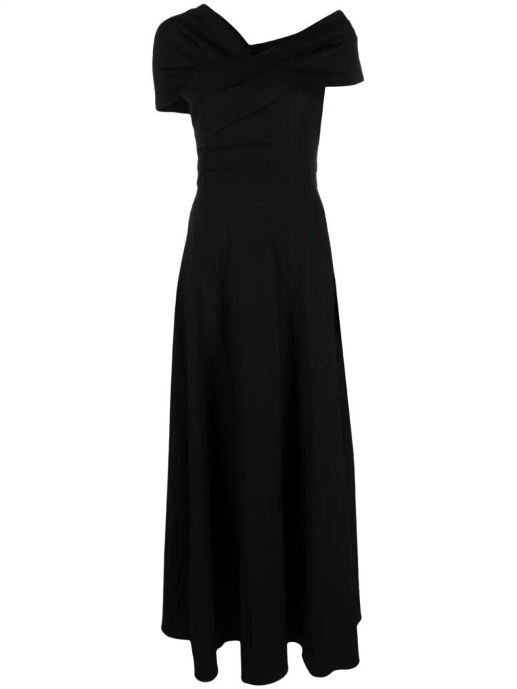 Co Grecian asymmetric maxi dress - Black Cover