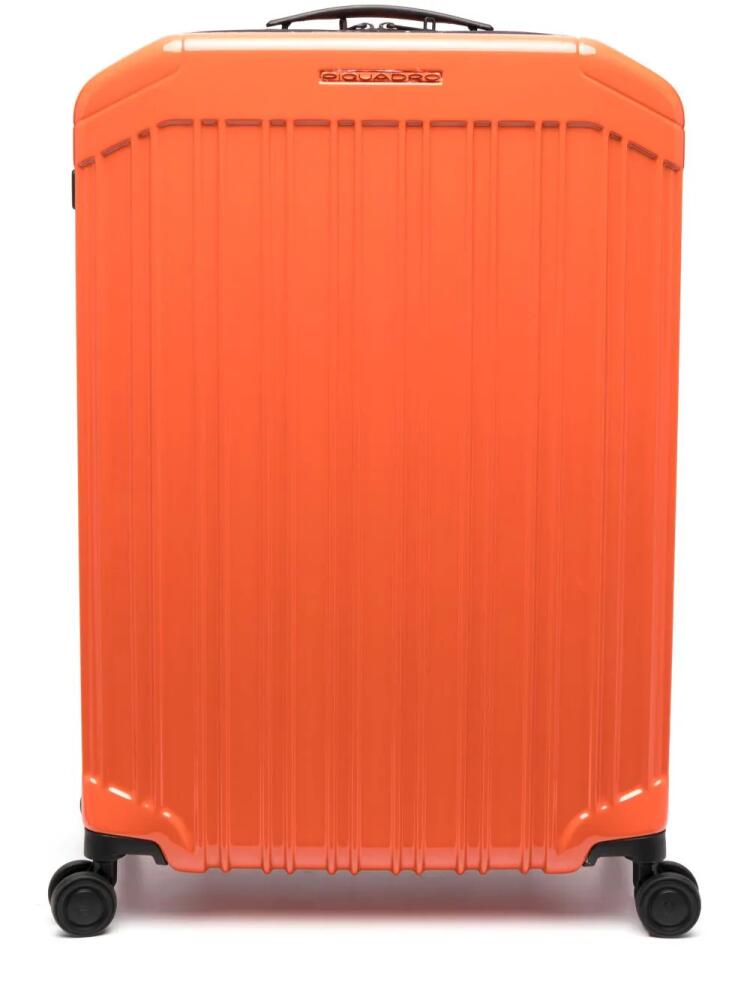 PIQUADRO Spinner zipped luggage bag - Orange Cover