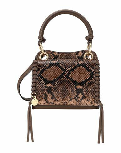 See By Chloé Tilda Mini Crossbody Bag Woman Handbag Cocoa Goat skin, Bovine leather Cover