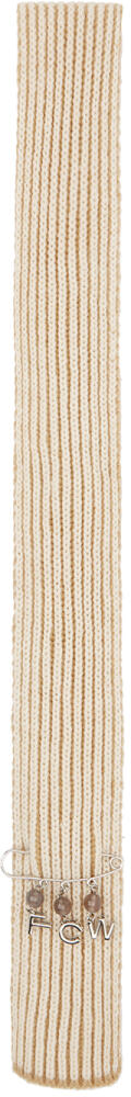 Feng Chen Wang Beige Pin Scarf Cover