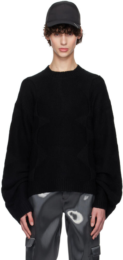 HELIOT EMIL Black Spiral Sweater Cover