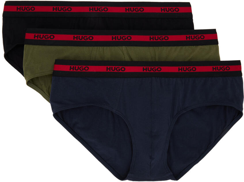 Hugo Three-Pack Multicolor Briefs Cover