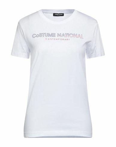 Costume National Woman T-shirt White Cotton Cover