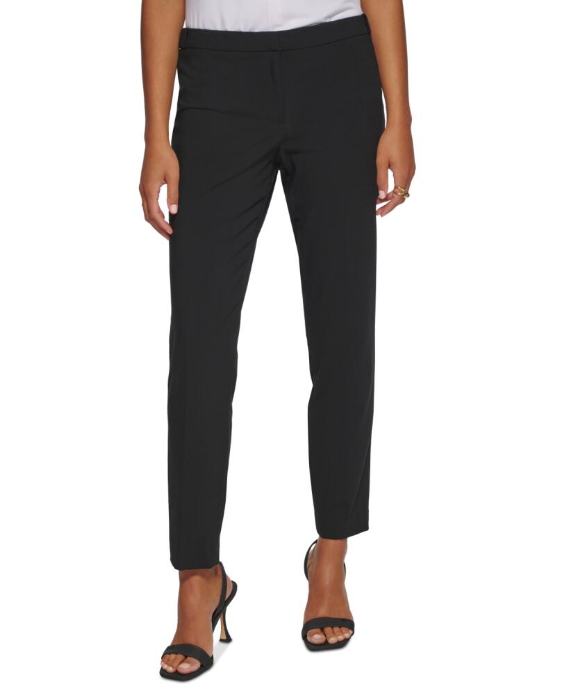 Calvin Klein Women's Highline Ankle Length Pant, Regular & Petite - Black Cover