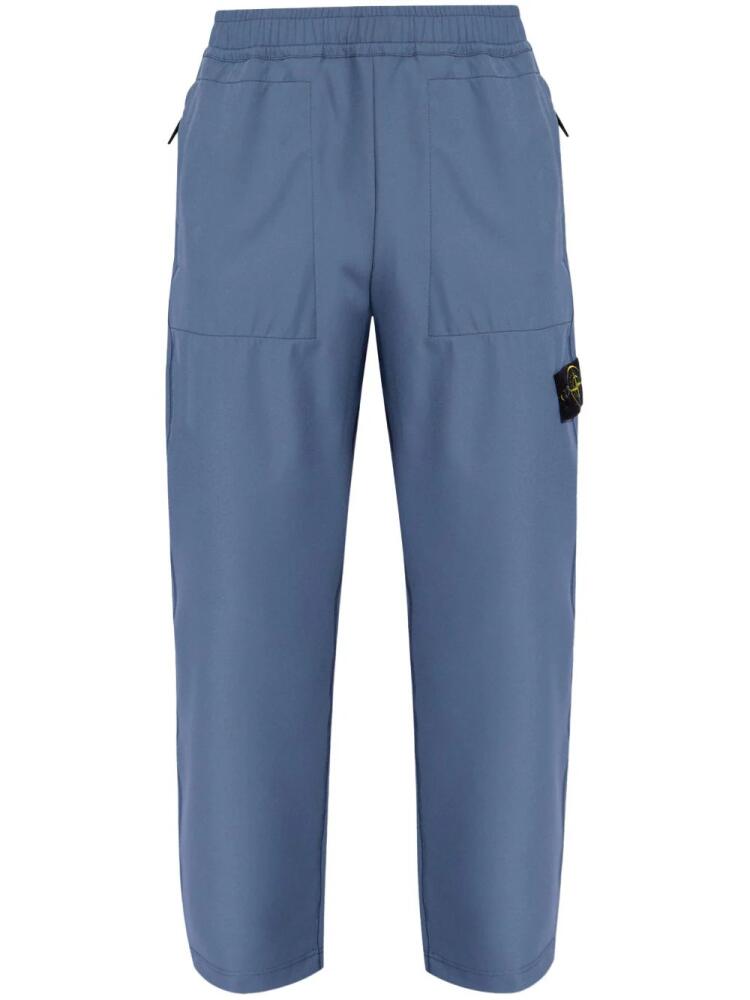 Stone Island Compass-badge track pants - Blue Cover