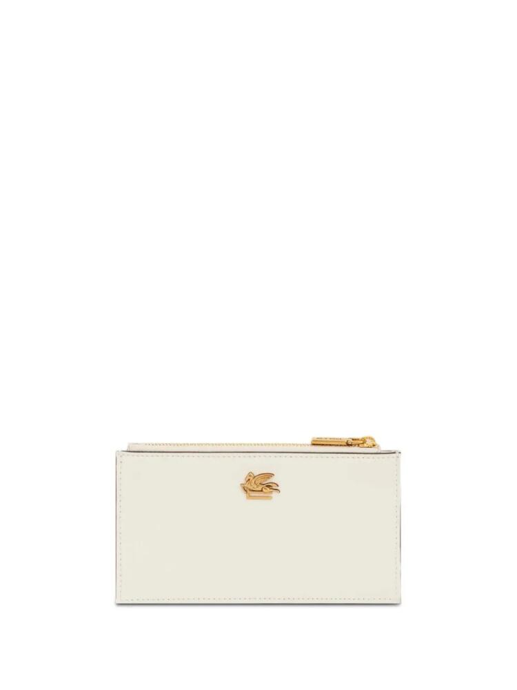 ETRO Pegaso leather cardholder - Neutrals Cover