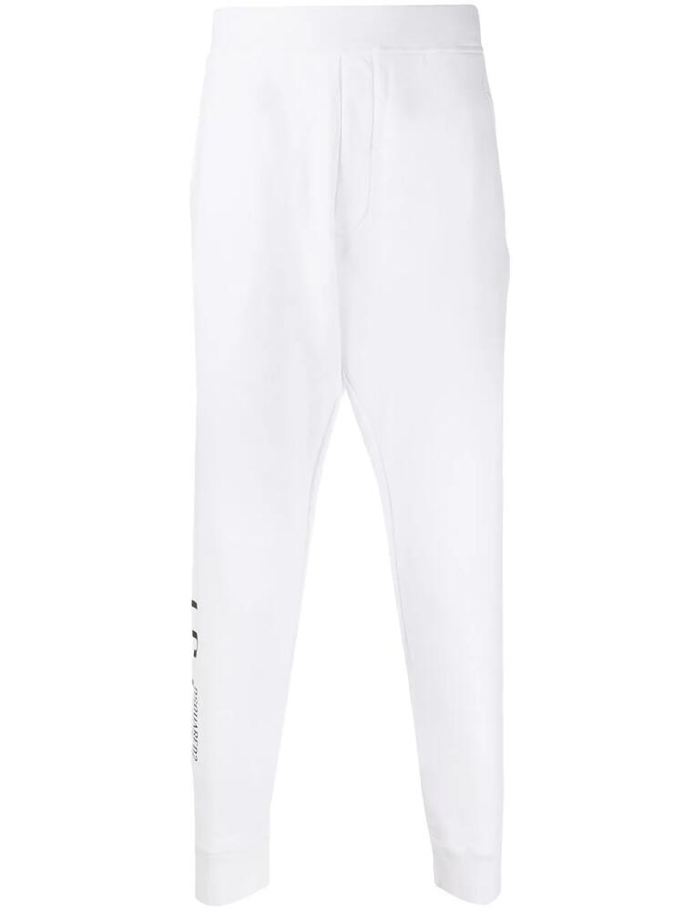 DSQUARED2 logo print track pants - White Cover