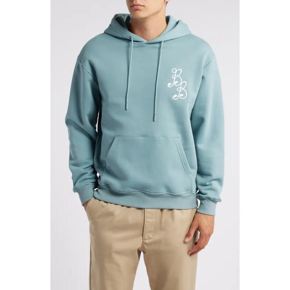 BOGEY BOYS Essential Cotton Hoodie in Bogey Blue Cover