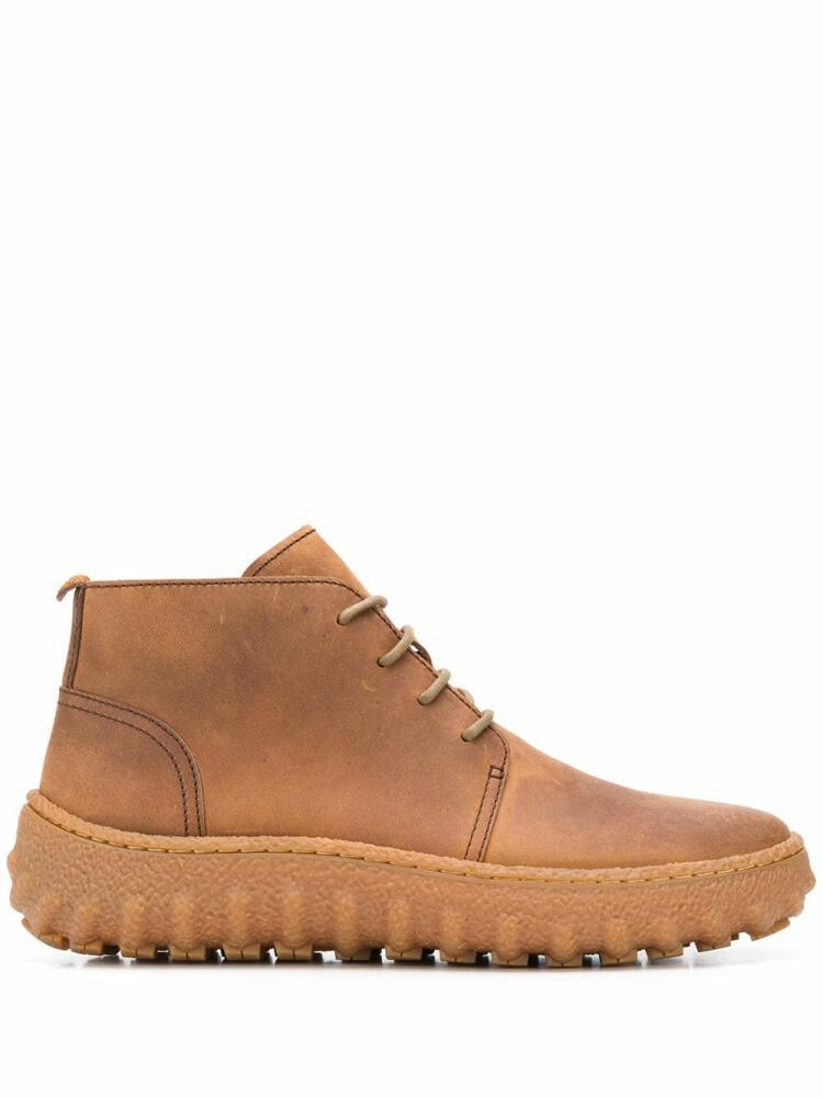 Camper Ground lace-up boots - Brown Cover