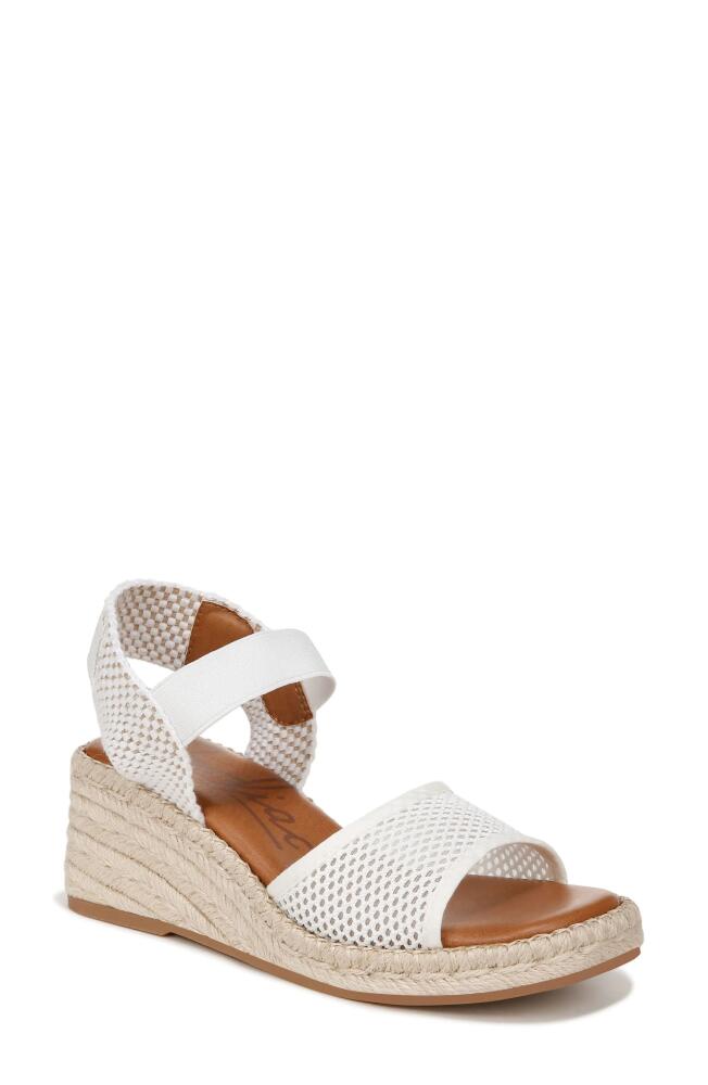 Zodiac Noreen Espadrille Wedge Sandal in White Cover