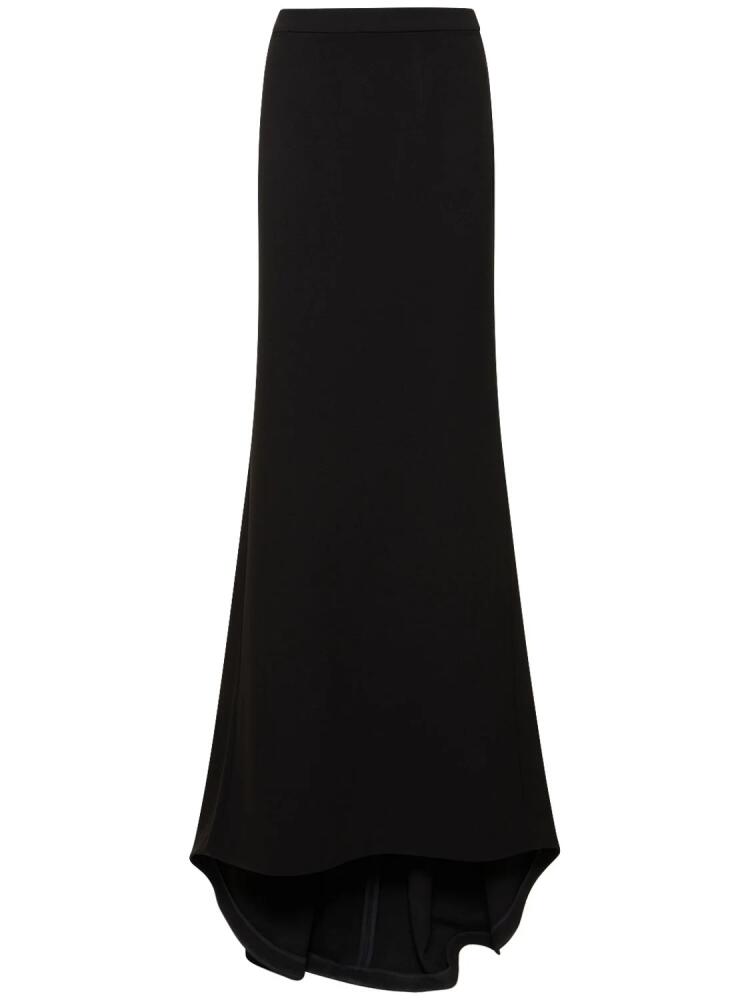 ROLAND MOURET Stretch Cady Maxi Skirt Cover