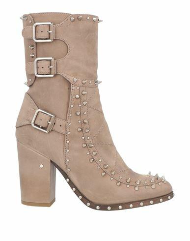 Laurence Dacade Woman Ankle boots Khaki Calfskin Cover