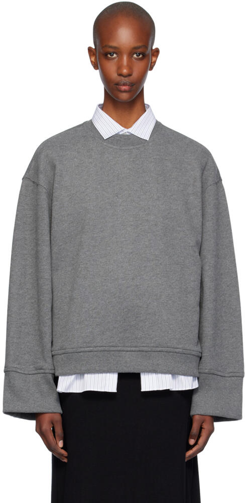 The Frankie Shop Gray Talia Sweatshirt Cover