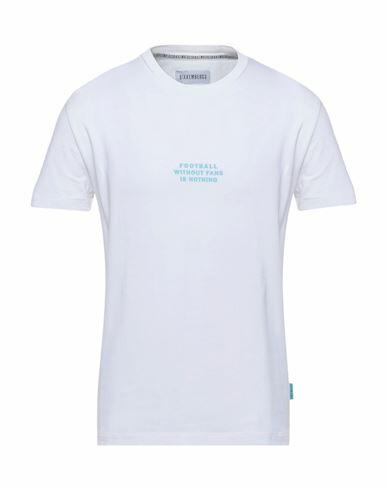 Bikkembergs Man T-shirt White Cotton, Elastane Cover