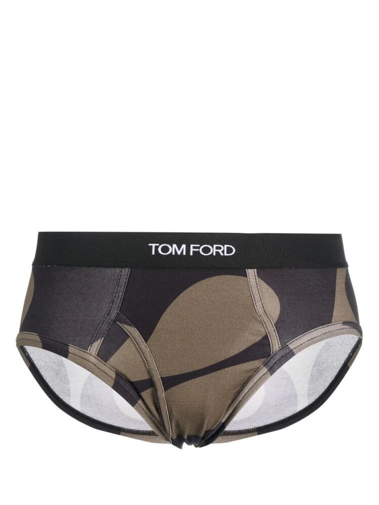 TOM FORD logo waistband briefs - Black Cover