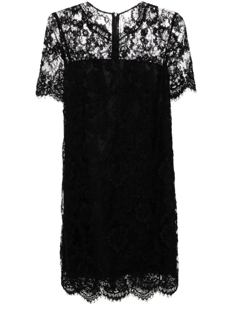 Ermanno Scervino corded-lace mini dress - Black Cover