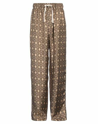 Palm Angels Man Pants Sand Silk, Cotton Cover