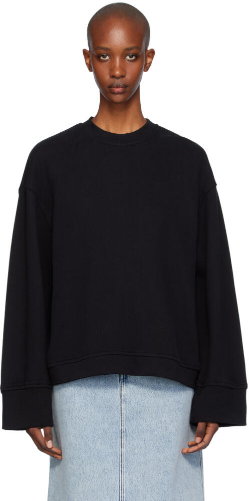 The Frankie Shop Black Talia Sweatshirt Cover