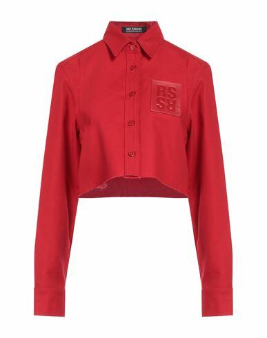 Raf Simons Woman Denim shirt Red Cotton Cover