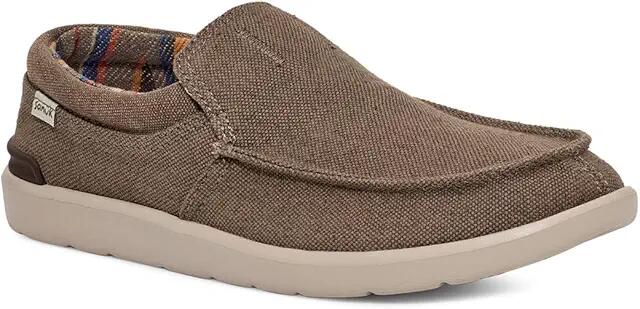 Sanuk Sidewalk Surfer Lite 2 SL (Brown) Men's Shoes Cover