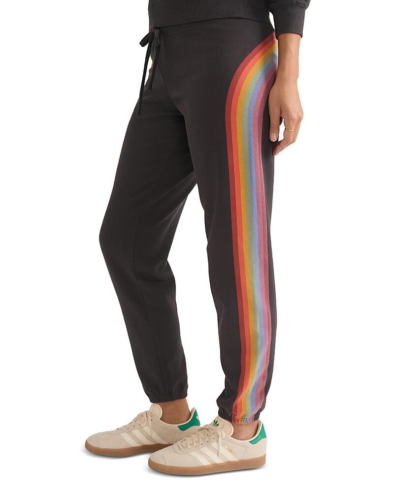 Marine Layer Anytime Rainbow Striped Sweatpants Cover