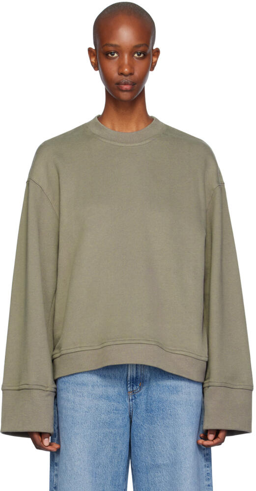 The Frankie Shop Khaki Talia Sweatshirt Cover