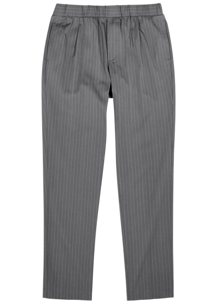 Paige Snider Pinstriped Trousers - Grey Cover