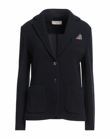 Circolo 1901 Woman Blazer Midnight blue Virgin Wool, Polyacrylic, Elastane Cover