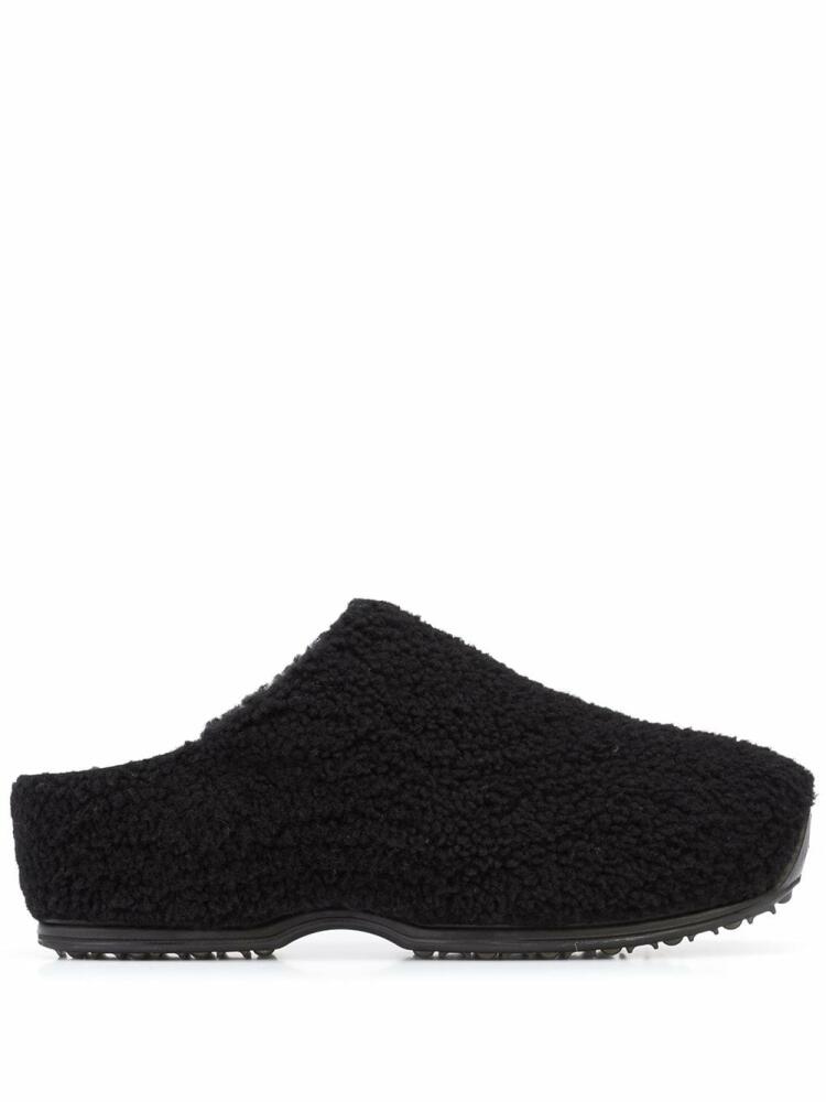 Rosetta Getty slip-on shearling sneakers - Black Cover