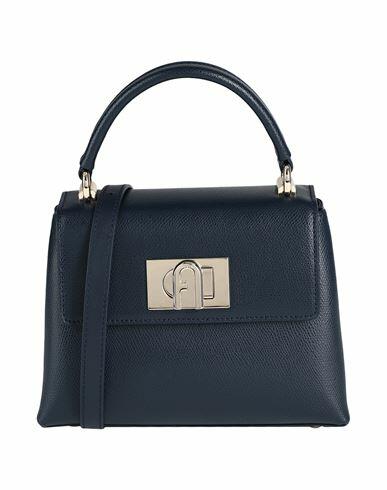 Furla Furla 1927 Mini Top Handle Woman Handbag Navy blue Leather Cover