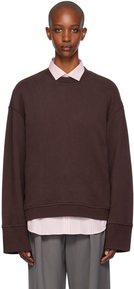 The Frankie Shop Burgundy Talia Sweatshirt Cover