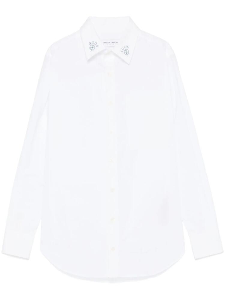 Maison Labiche Good Luck shirt - White Cover