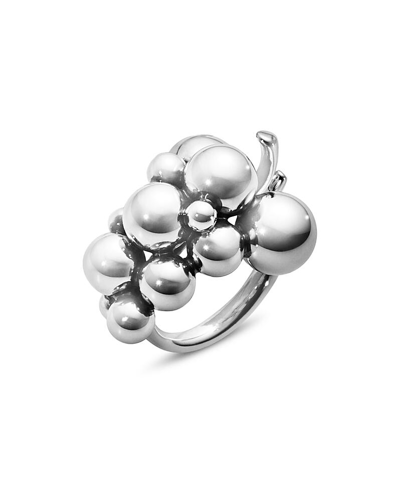 Georg Jensen Sterling Silver Moonlight Grapes Bunch Ring Cover