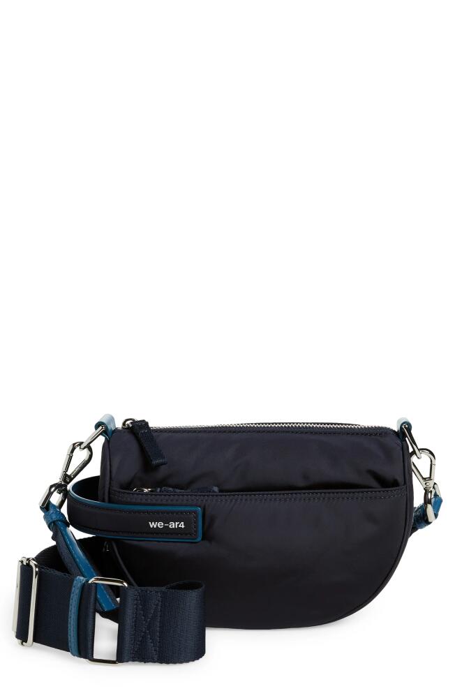 WE-AR4 The Half Moon Crossbody Bag in Navy Cover