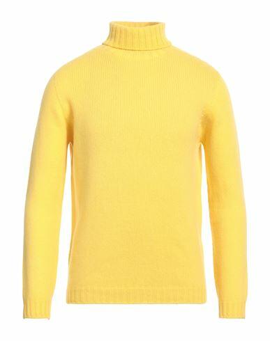 Aragona Man Turtleneck Yellow Wool, Cashmere Cover